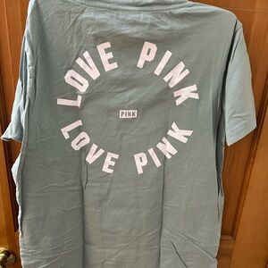 PINK Victoria's Secret Teal T-Shirt